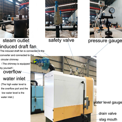 Quick loading0.7Mpa 1.0Mpa 1.2Mpa  300kg once-through automatic steam boiler for food industry